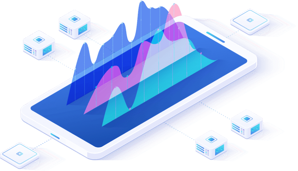 Modern workspace representing a SEO & WordPress expert — computer, code, and analytics dashboard on screen